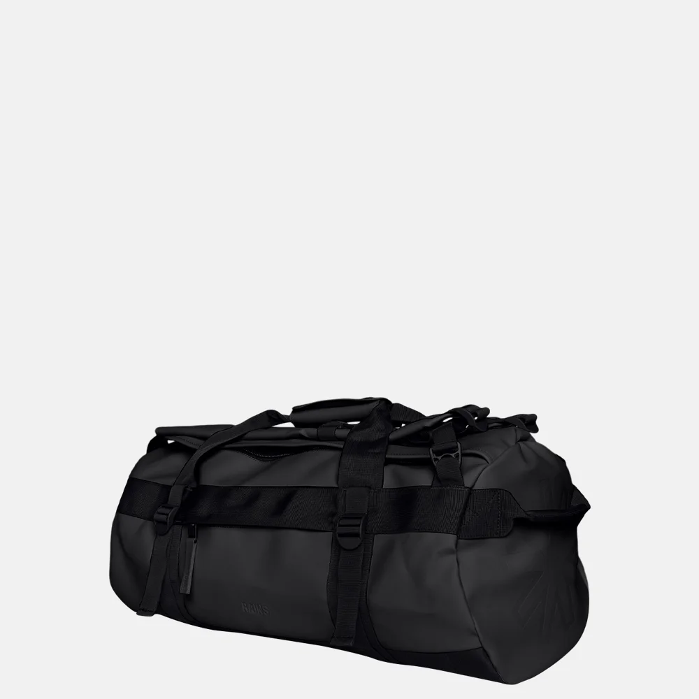 Rains Texel Duffel weekendtas small black bij Duifhuizen