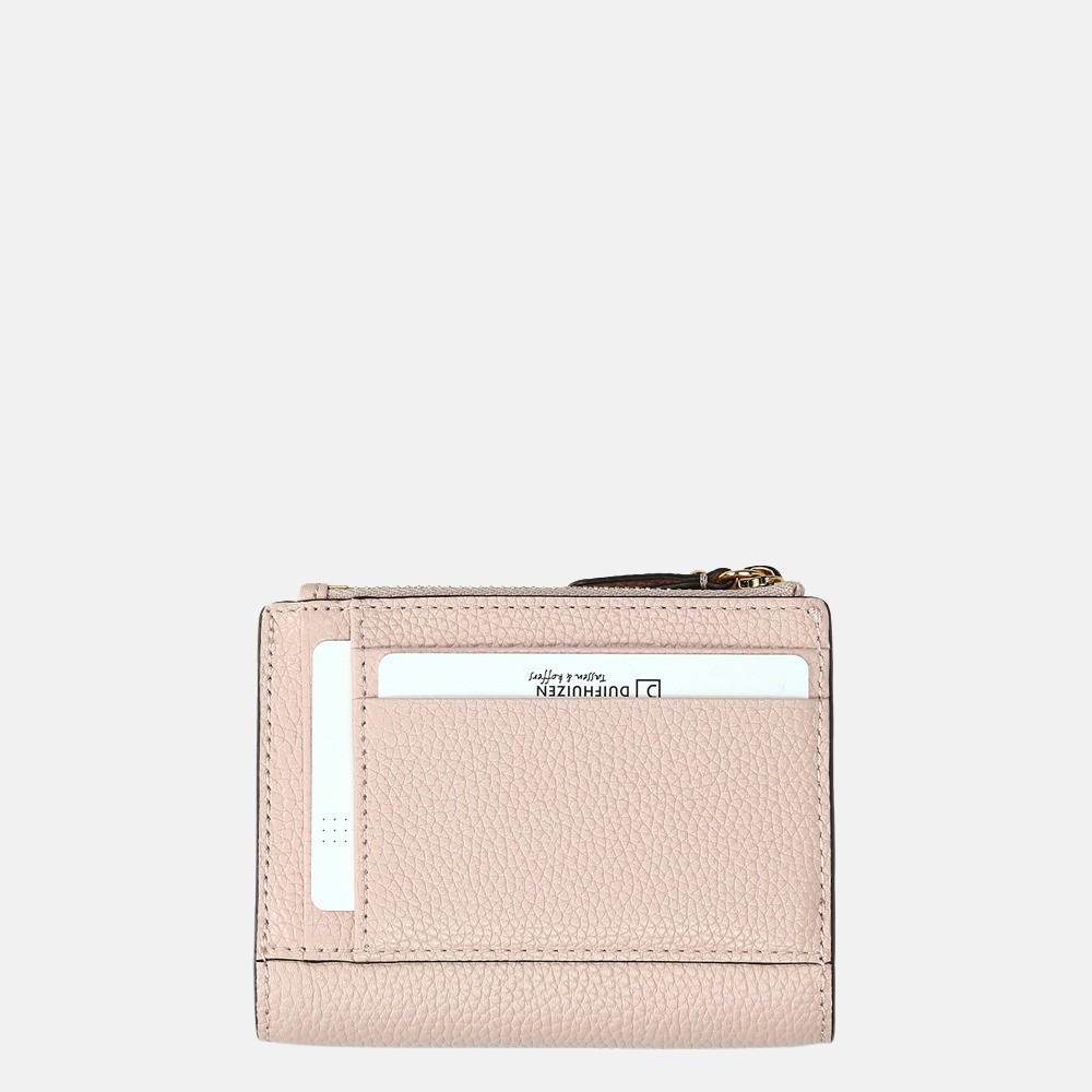 Michael Kors Jet Set Snap portemonnee soft pink bij Duifhuizen