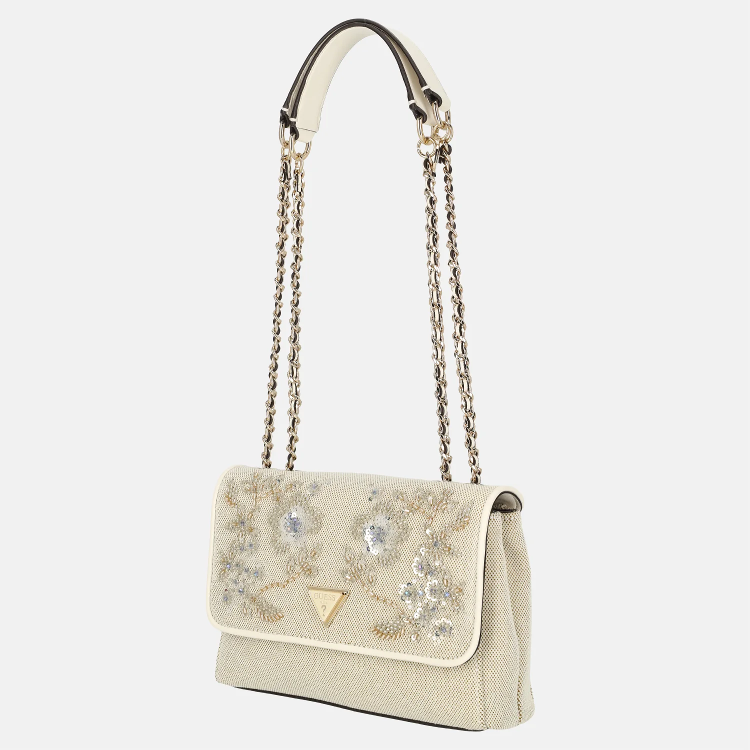 Guess Giully II convertible crossbody tas floral multi bij Duifhuizen