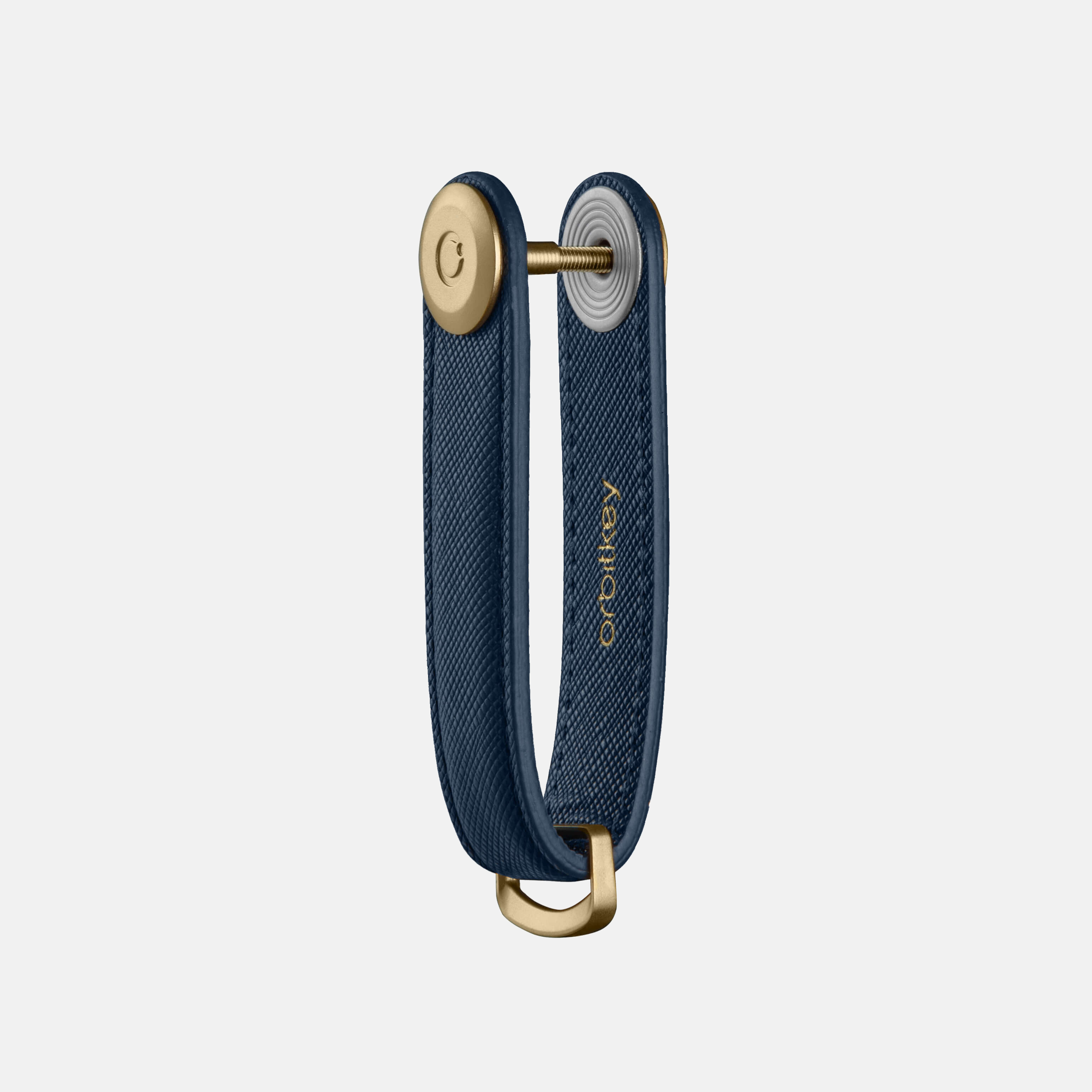 Orbitkey Key Organizer 2.0 Saffiano oxford navy bij Duifhuizen