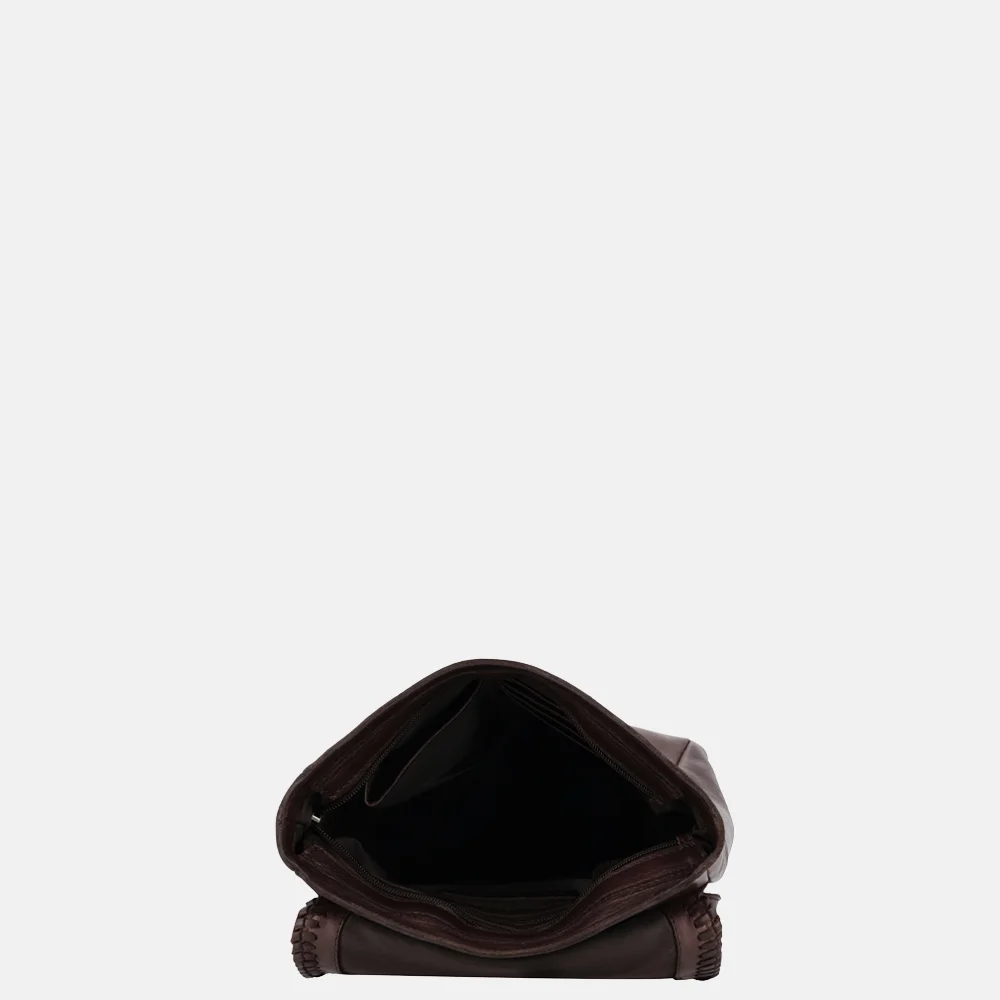 Hide & Stitches Country rugzak donkerbruin bij Duifhuizen