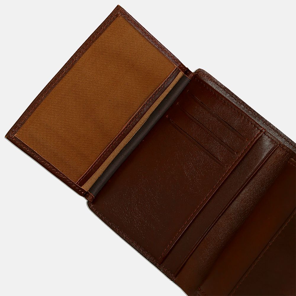 Claudio Ferrici billfold brown bij Duifhuizen