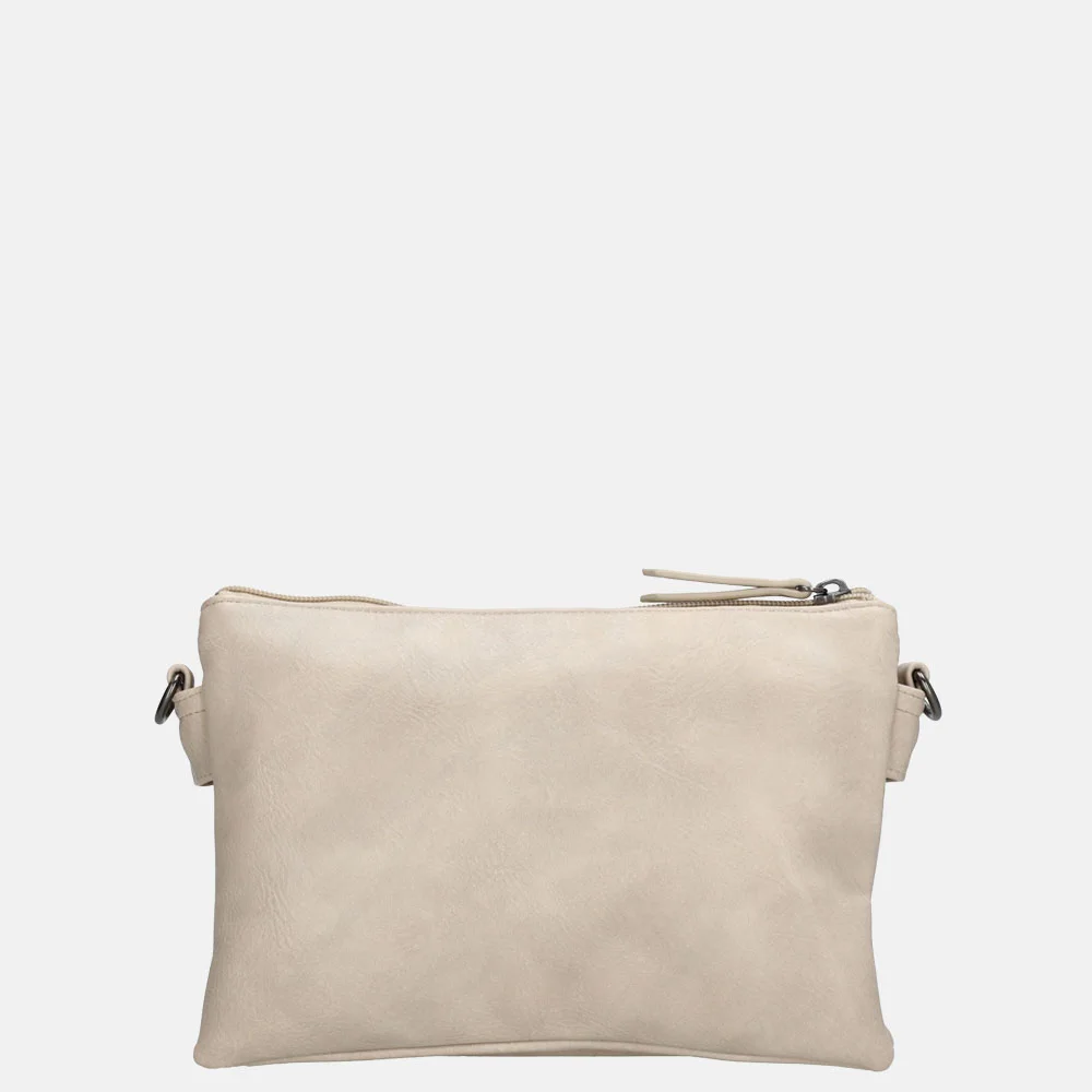 Beagles Ferro crossbody tas lichttaupe bij Duifhuizen