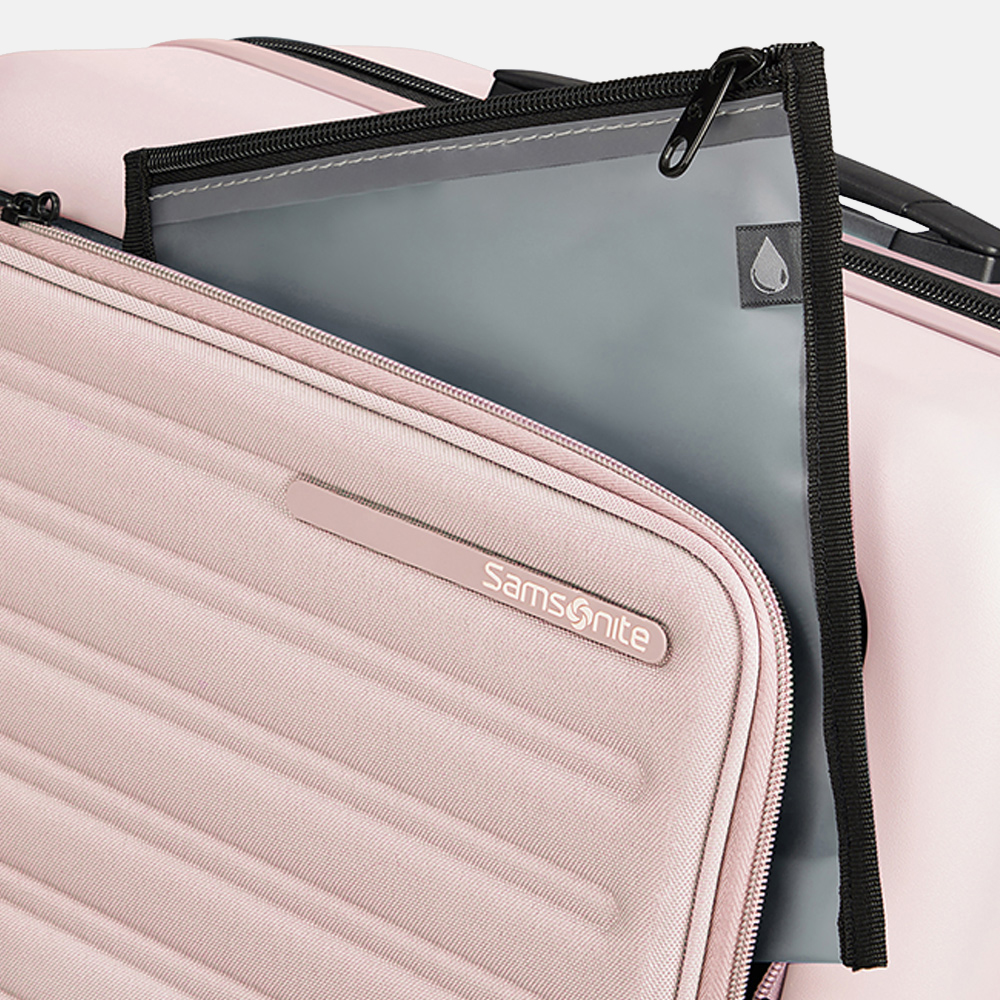 Samsonite StackD handbagage spinner 55 cm rose bij Duifhuizen