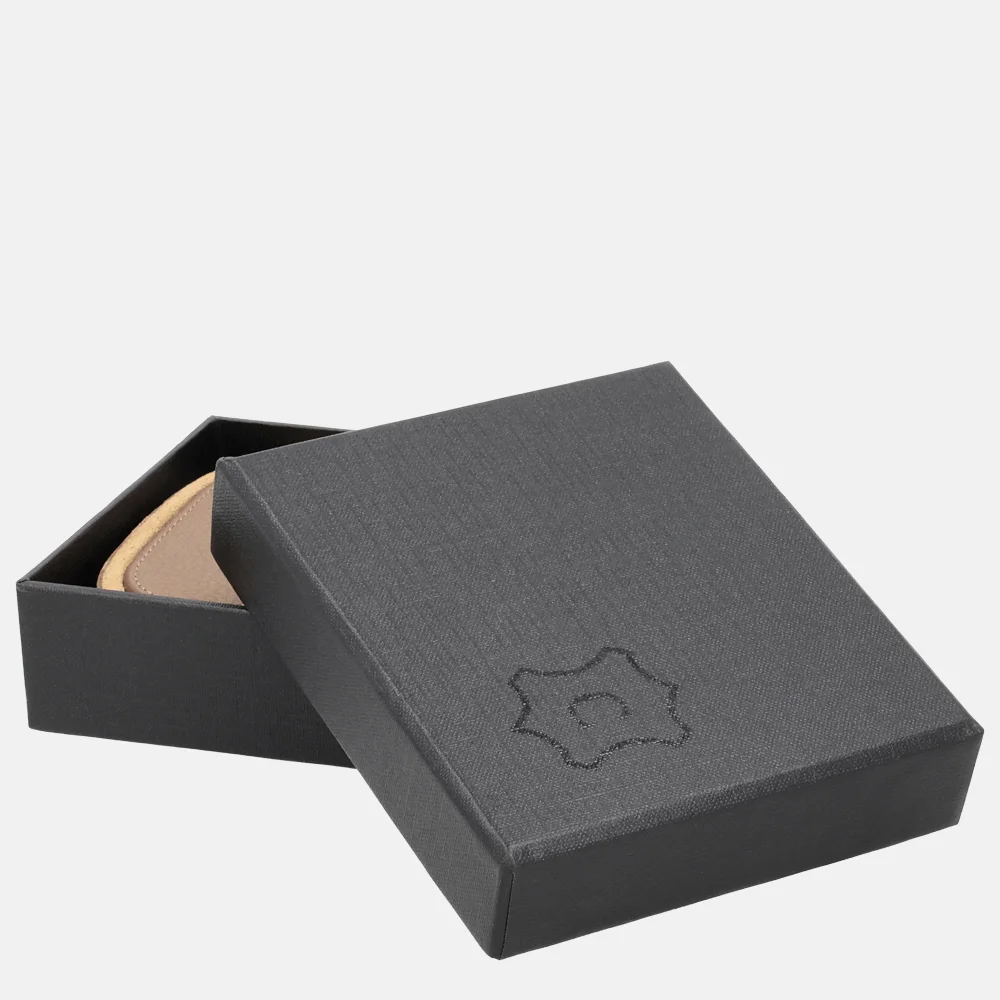 Chamada leren onderzetters effen organisch koper bij Duifhuizen