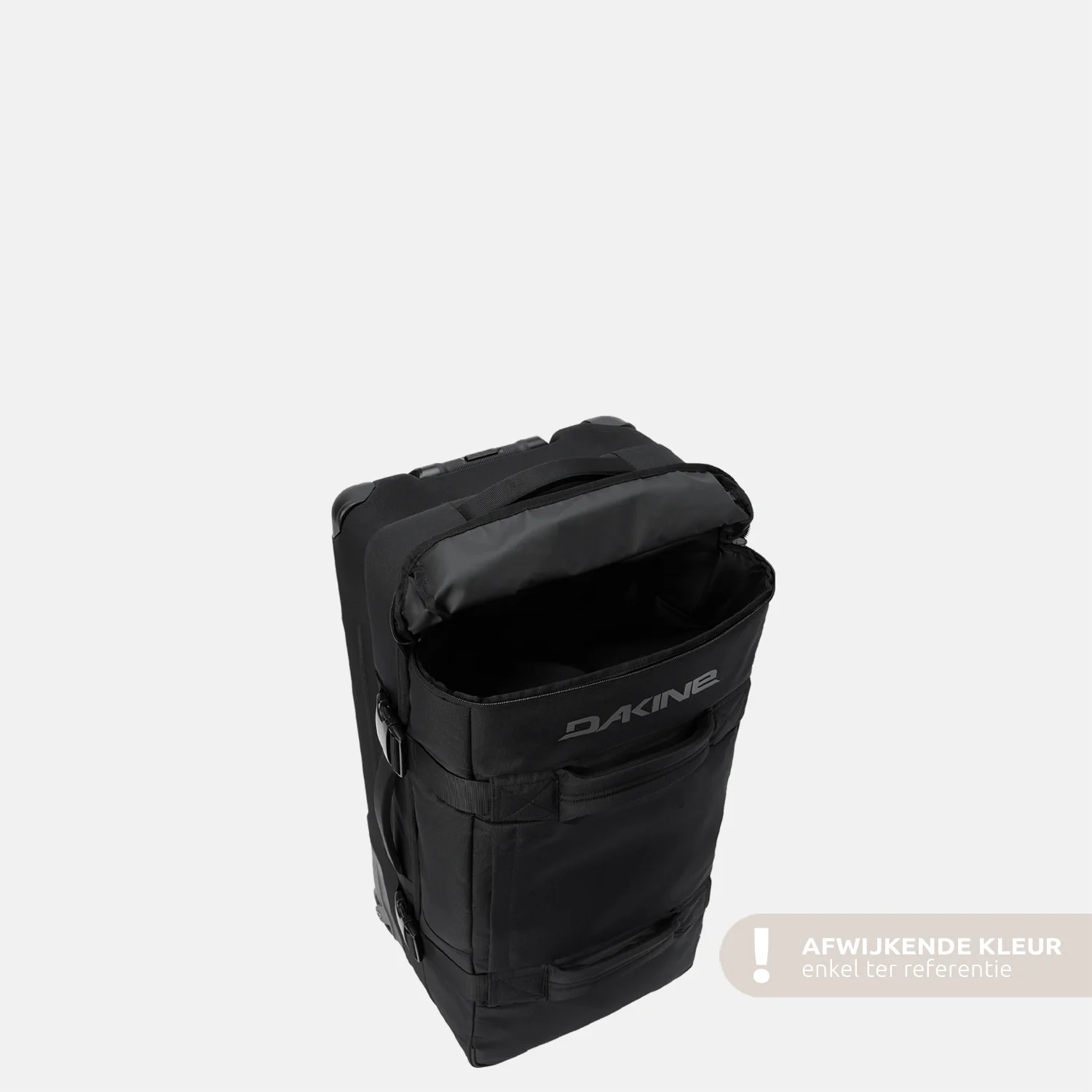 Dakine Split Roller bag 2.0 reistas op wielen 85 liter carbon heather bij Duifhuizen