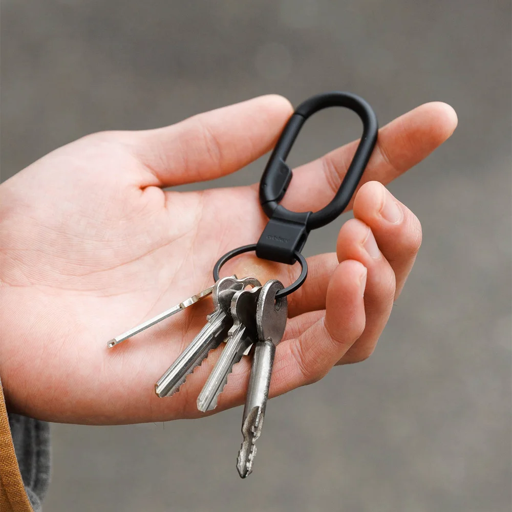 Orbitkey Clip Mini sleutelhanger black bij Duifhuizen