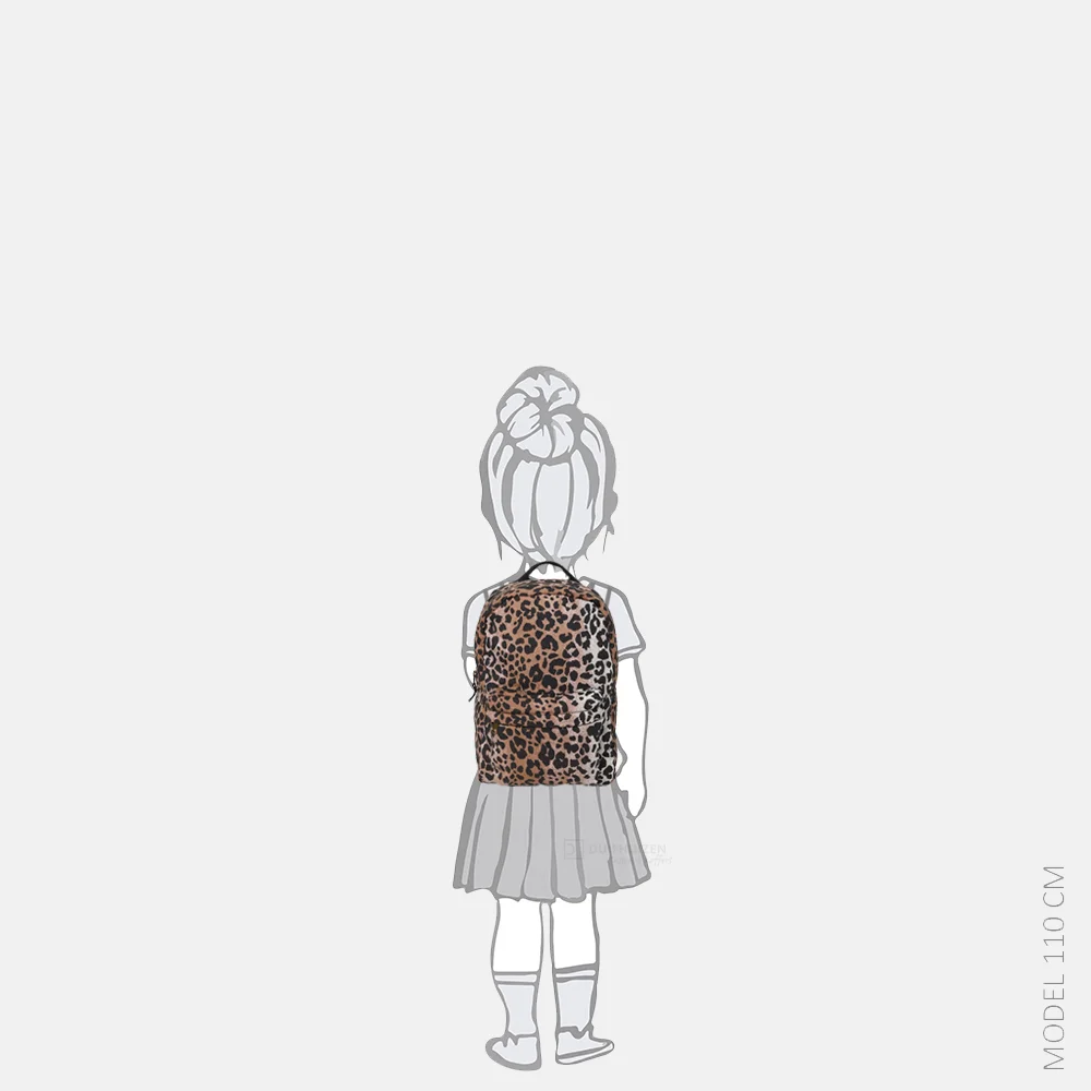 Studio Noos soft cotton Midi kinderrugzak hazel leopard bij Duifhuizen