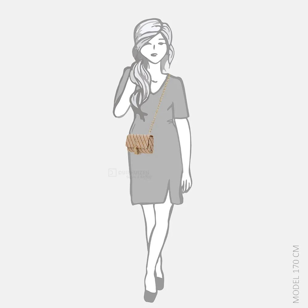 Valentino Bags Divina summer crossbody tas cuoio/multicolor bij Duifhuizen