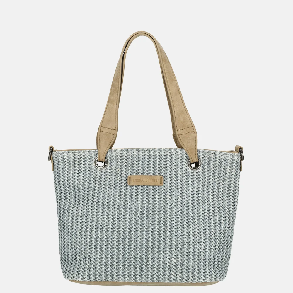 Enrico Benetti Raffia handtas S lichtblauw bij Duifhuizen
