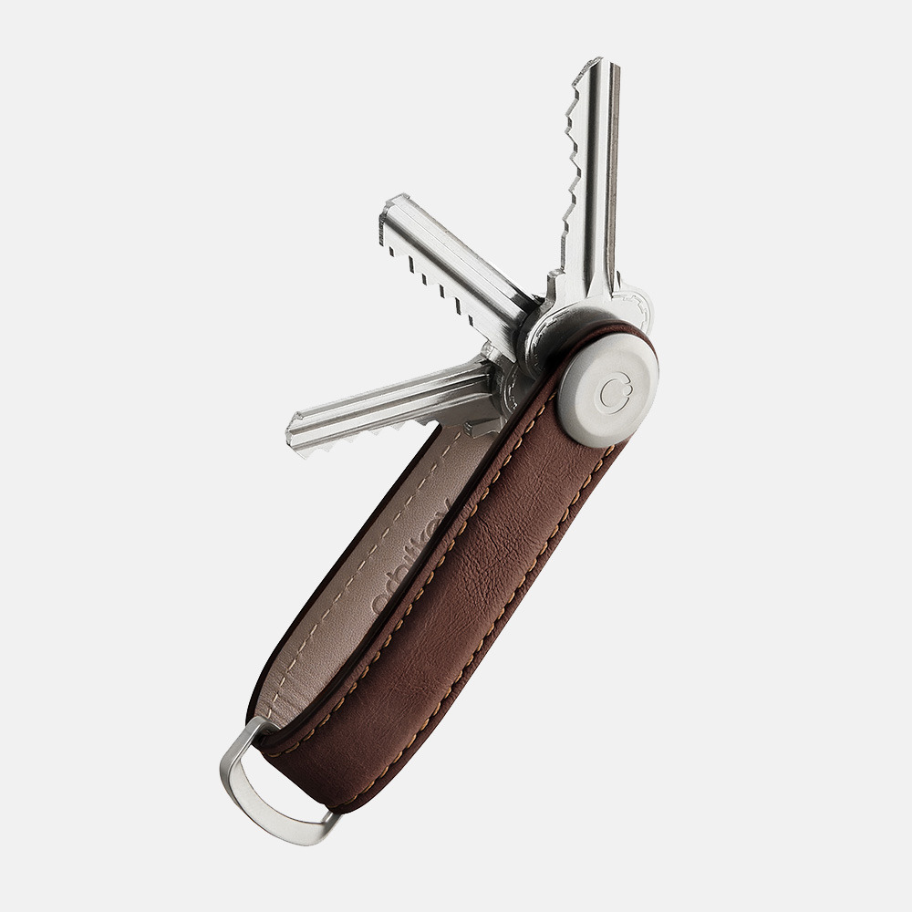 Orbitkey Key Organizer 2.0 Leather expresso brown bij Duifhuizen