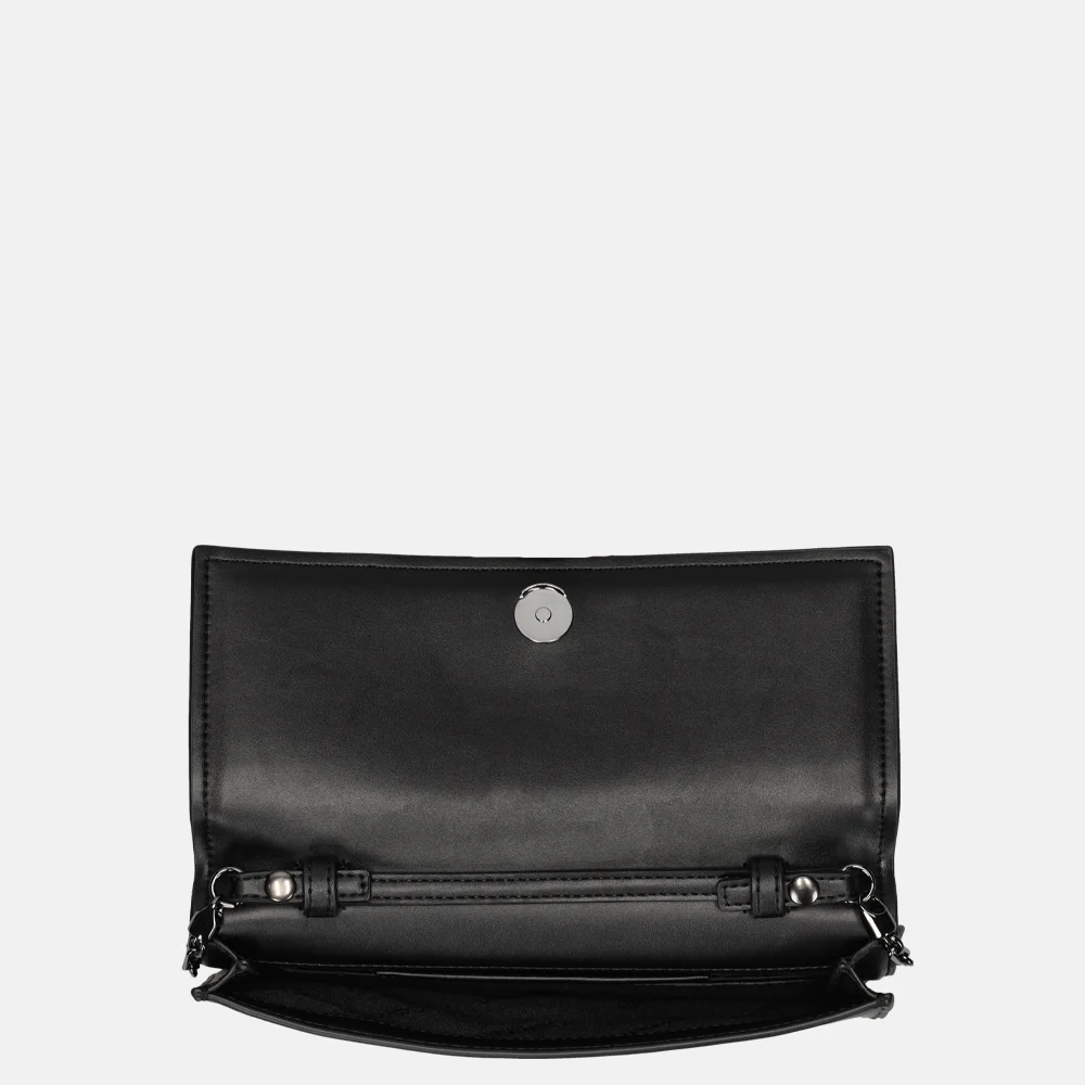 Calvin Klein Glow chain clutch black bij Duifhuizen
