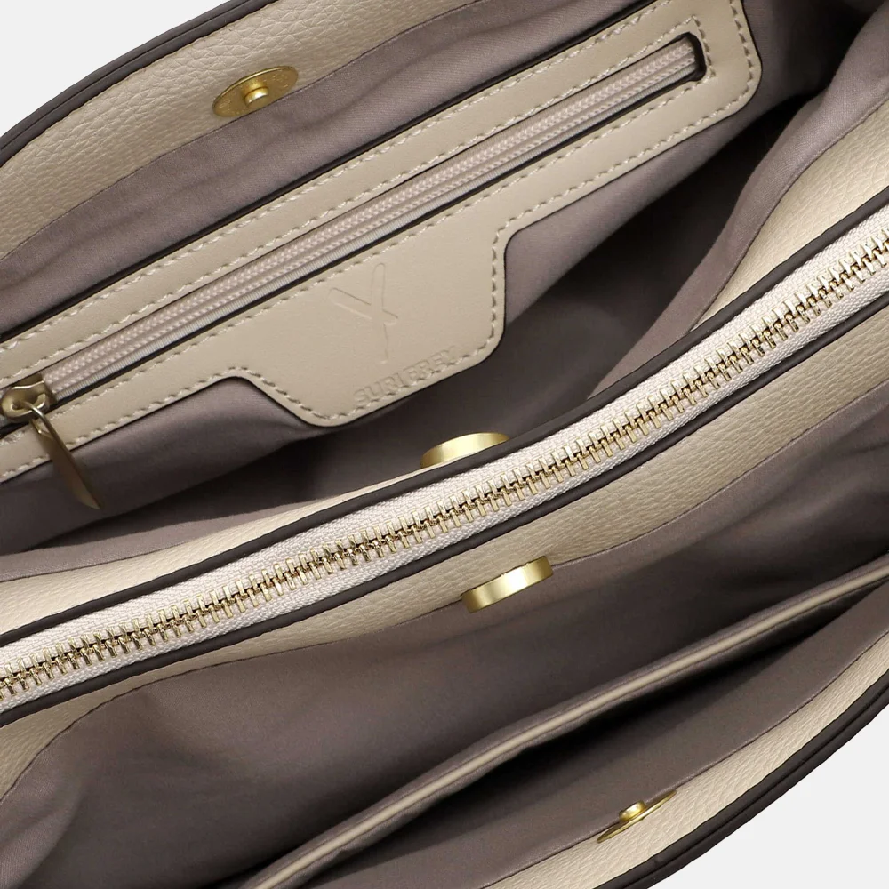 Suri Frey Maggy handtas beige bij Duifhuizen