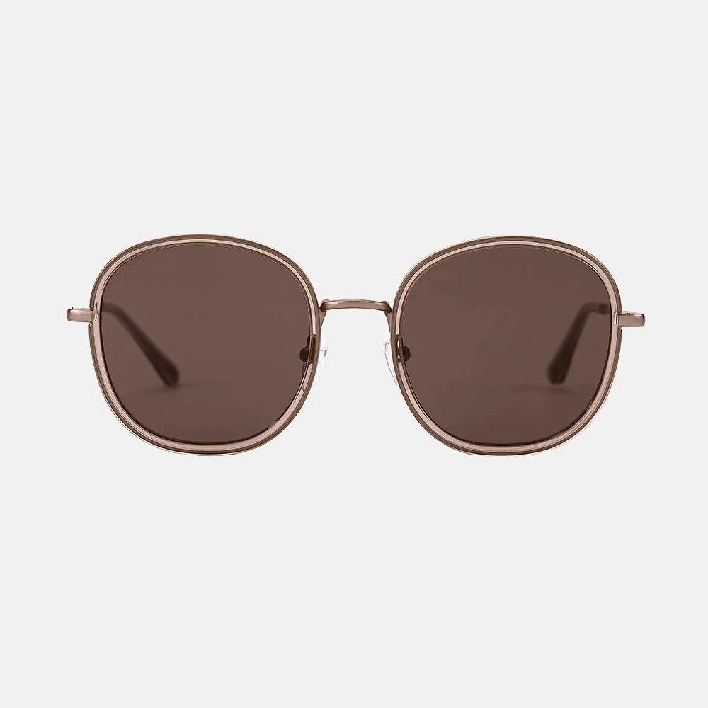 Kapten & Son Amsterdam zonnebril transparent hazel brown