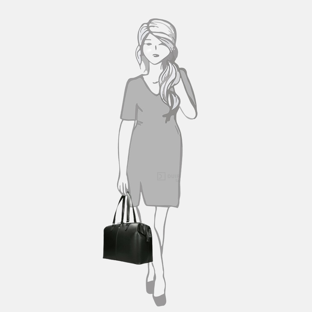FMME Christy shopper/laptoptas 15.6 inch black classic bij Duifhuizen