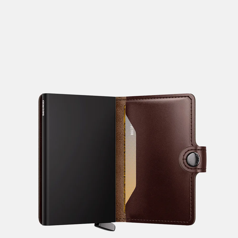 Secrid Premium Miniwallet pasjeshouder Dusk Dark Brown + bij Duifhuizen