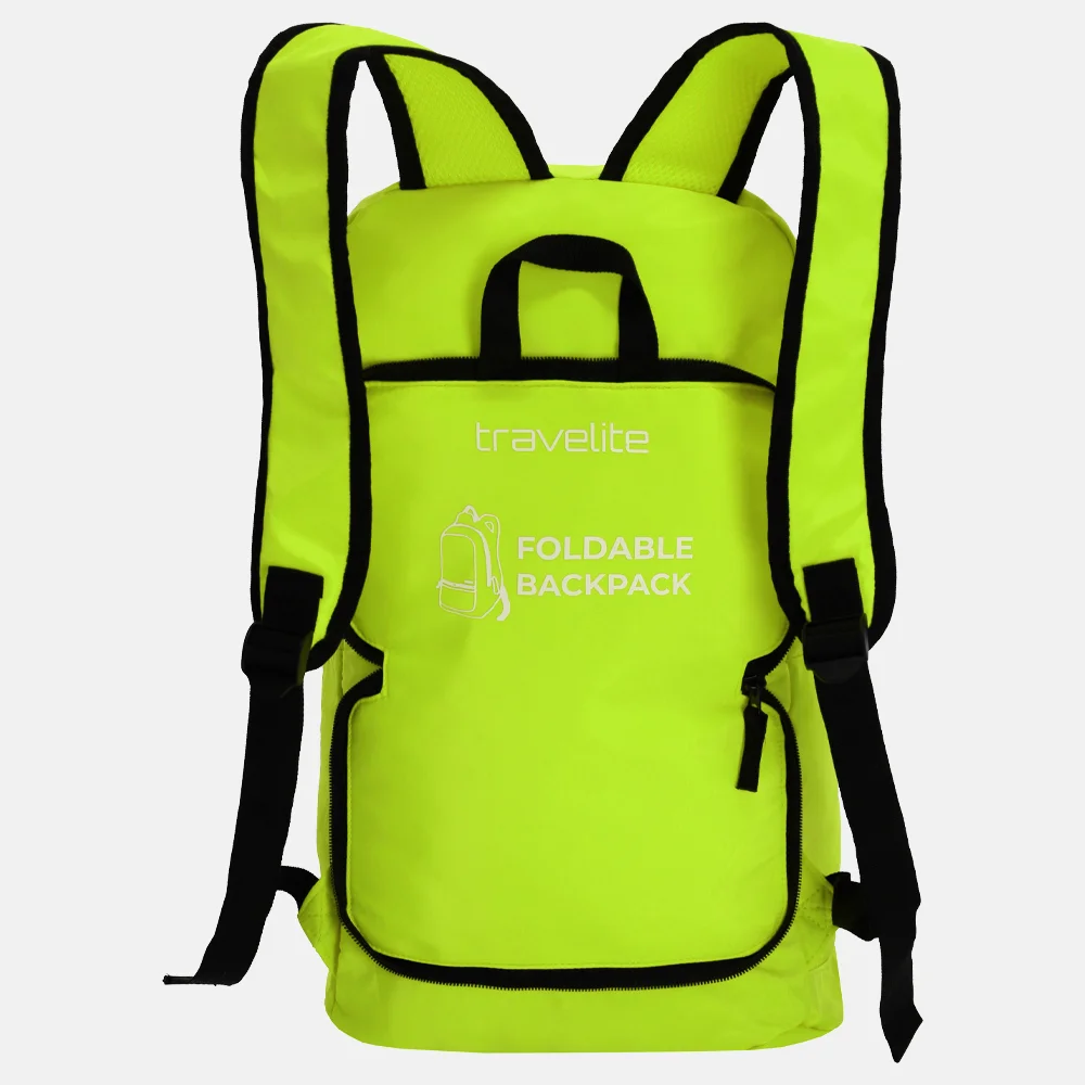 Travelite opvouwbaare rugzak lemon bij Duifhuizen