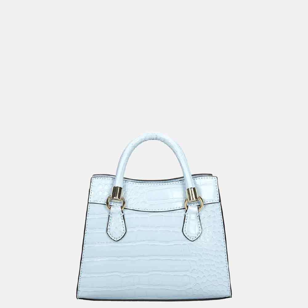 Guess Nell handtas mini powder blue bij Duifhuizen