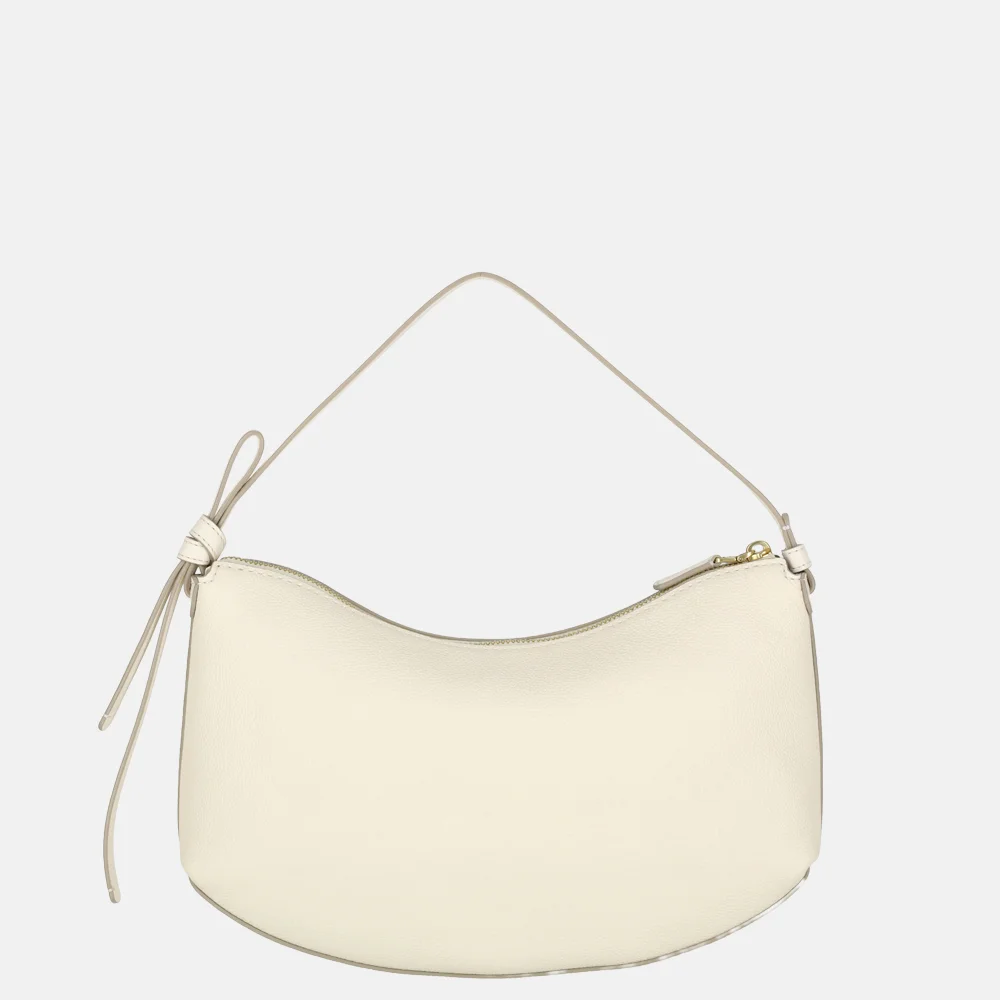 Kate Spade loop pebbled leather schoudertas cashew milk bij Duifhuizen