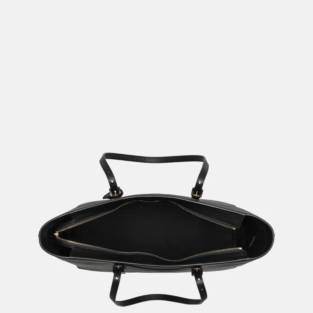 Michael Kors Quinn shopper L black bij Duifhuizen