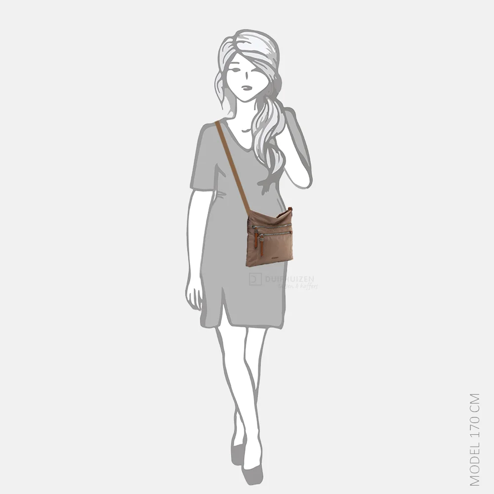 Emily & Noah Esther crossbody tas sahara bij Duifhuizen