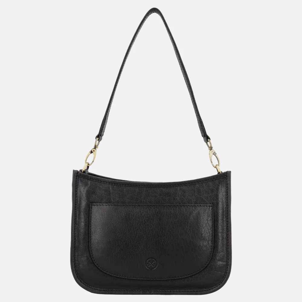 Hide & Stitches Jura crossbody tas zwart bij Duifhuizen