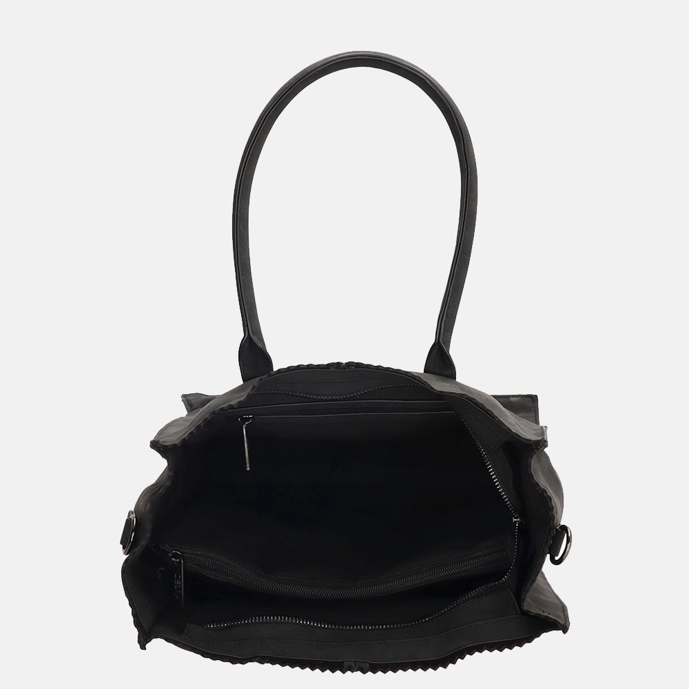 Zebra Trends Rosa shopper 15.6 inch XL black bij Duifhuizen
