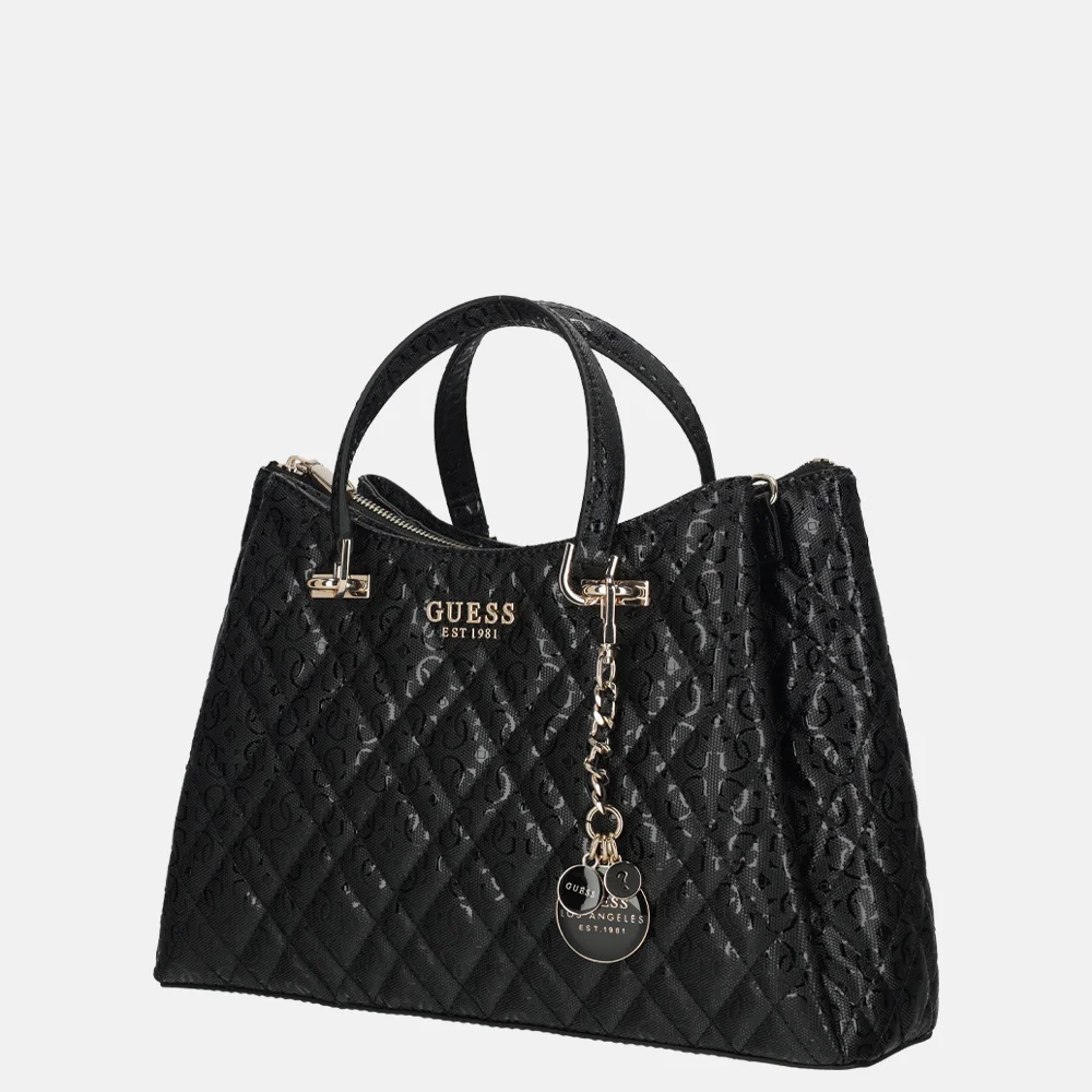 Guess Girlfriend satchel schoudertas Black bij Duifhuizen