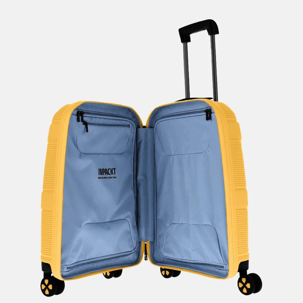 Impackt Spinner koffer 55 cm sunset yellow bij Duifhuizen