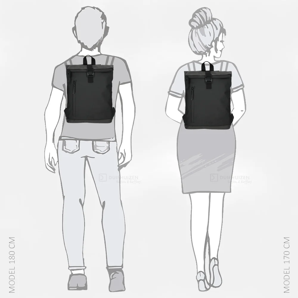 Daniel Ray Yeppoon rugzak zwart bij Duifhuizen