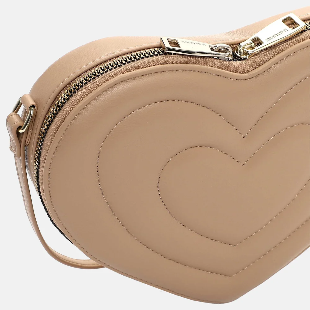 Emily & Noah Julia crossbody tas hart zand bij Duifhuizen