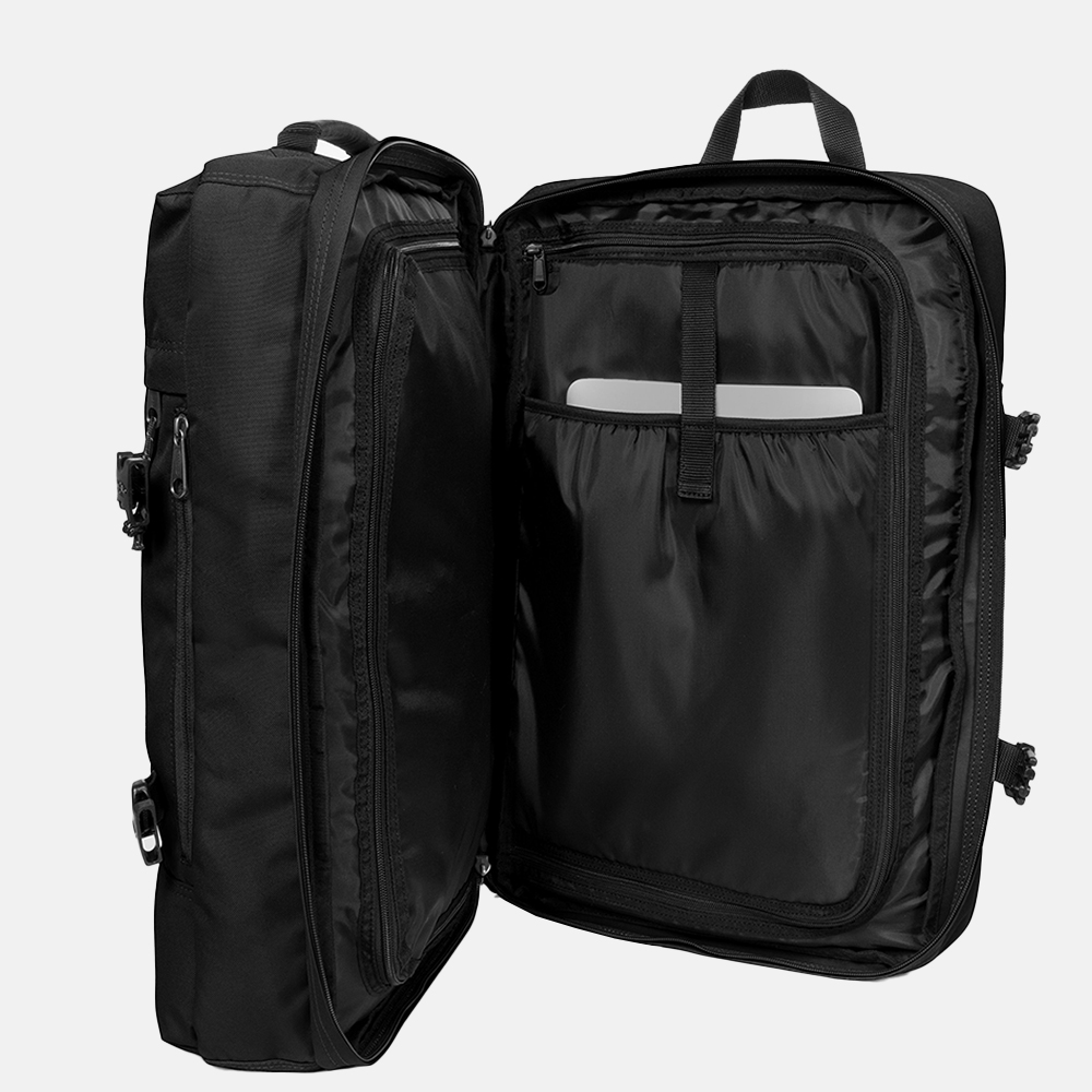 zonsondergang analoog Feat Eastpak Travelpack rugzak 17 inch black bij Duifhuizen
