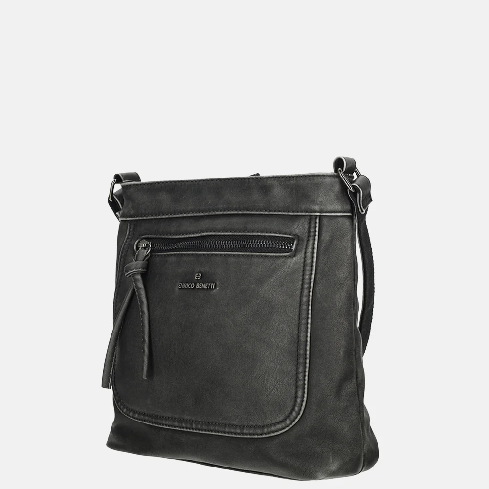 Enrico Benetti Harper crossbody tas black bij Duifhuizen