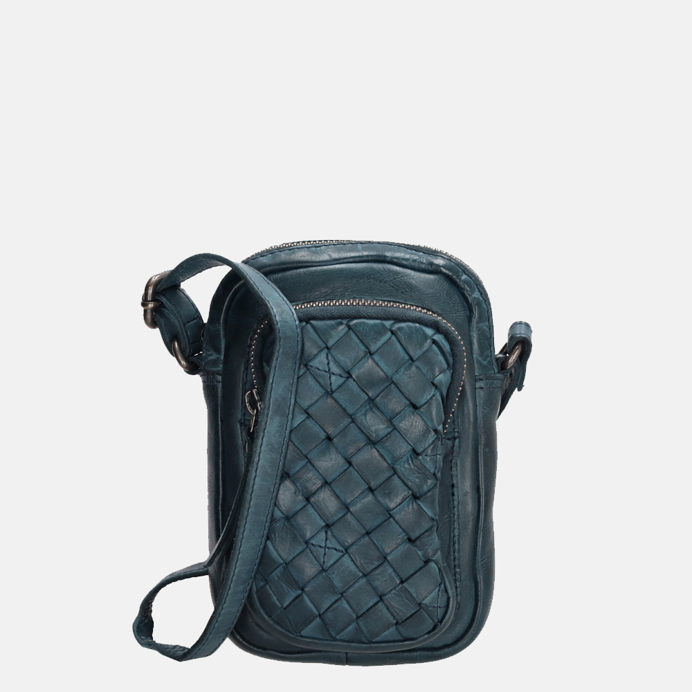 Genicci Corby telefoontas  jeansblauw