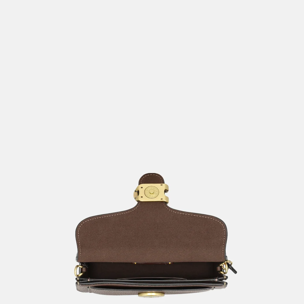 Coach Tabby Pebbled chain crossbody tas maple bij Duifhuizen