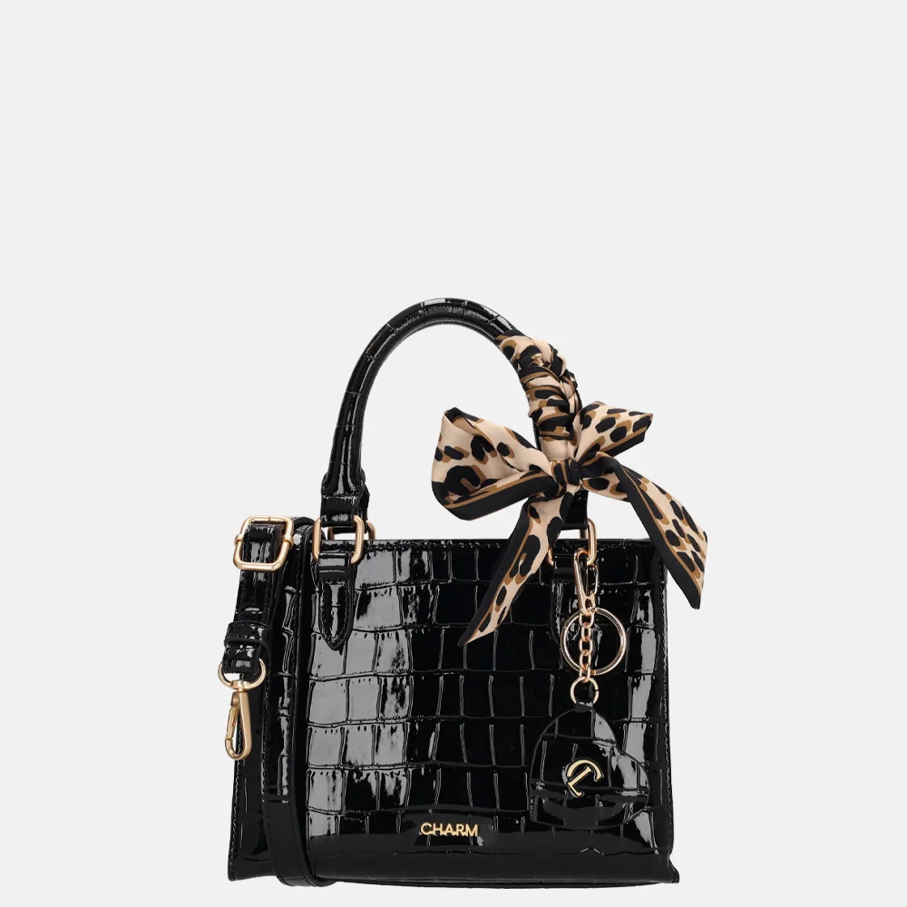 Charm London Knightbridge handtas zwart