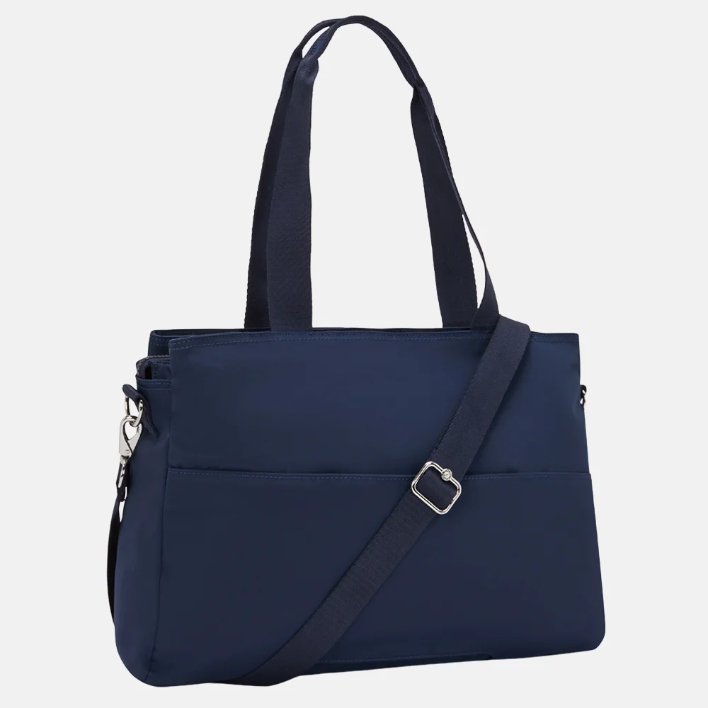 Kipling Elysia shopper infinite blue bij Duifhuizen