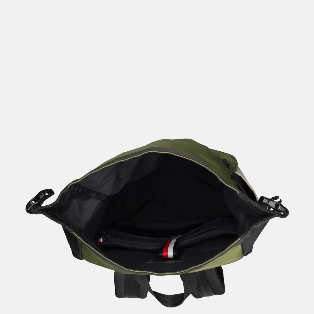 Tommy Hilfiger Urban Essential rugzak green bij Duifhuizen