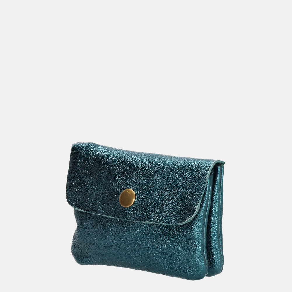 Charm London Glitter portemonnee petrol bij Duifhuizen