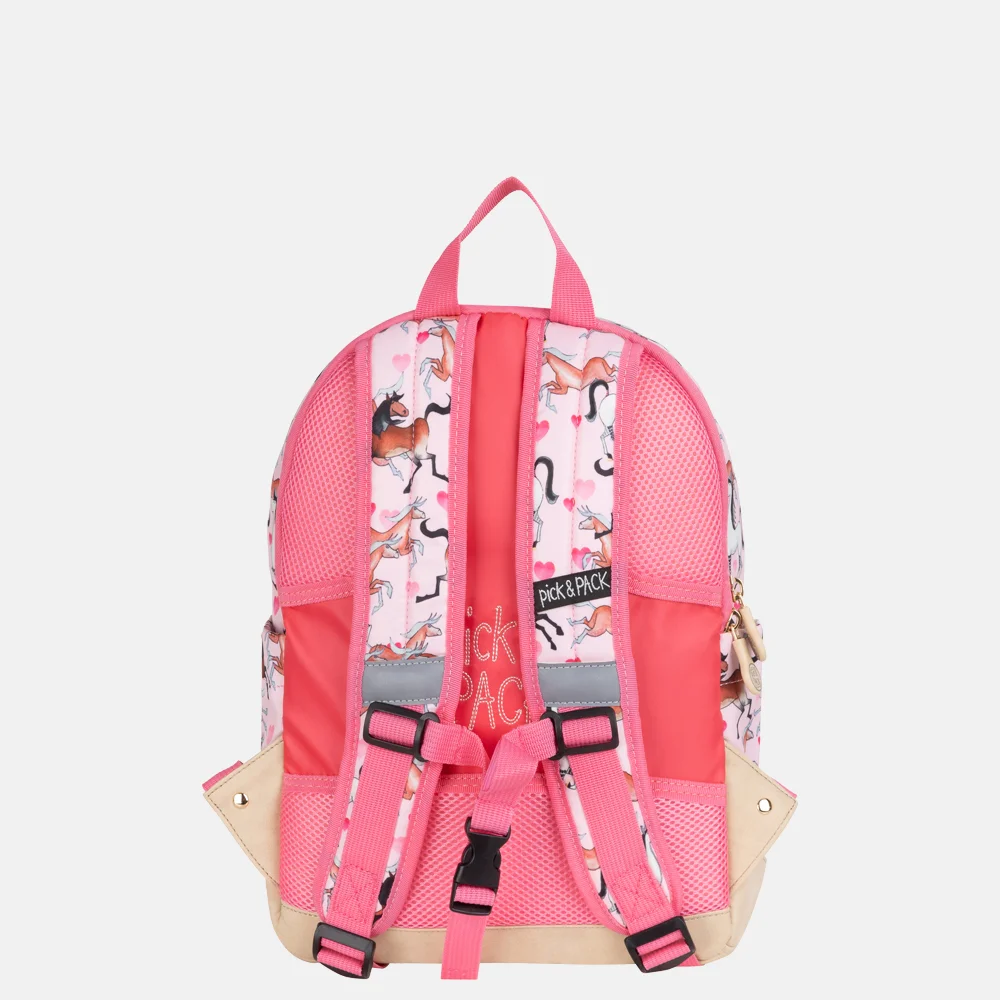 Pick & Pack Magic Horses kinderrugzak M pink bij Duifhuizen