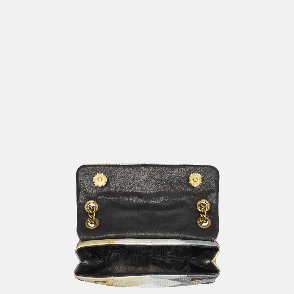 Kurt Geiger Kensington schoudertas metal comb bij Duifhuizen