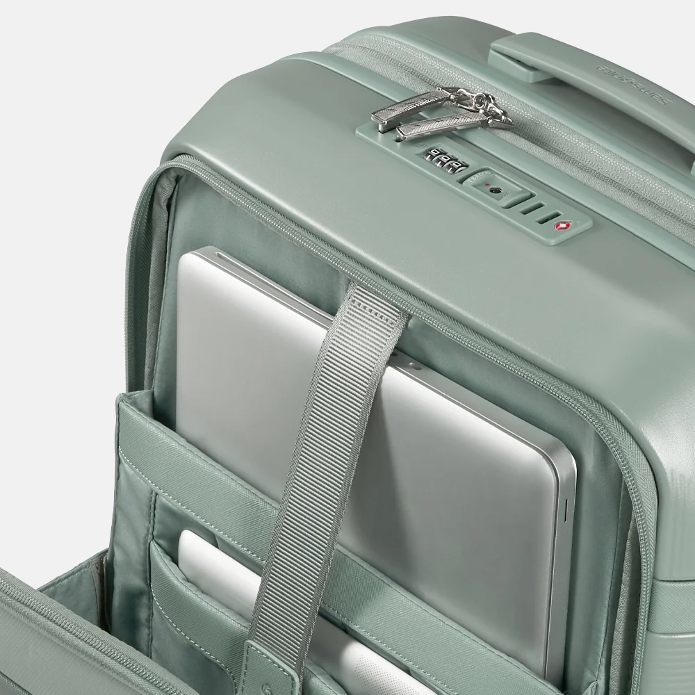 Samsonite Image spinner handbagage koffer expendable 55 cm thyme bij Duifhuizen