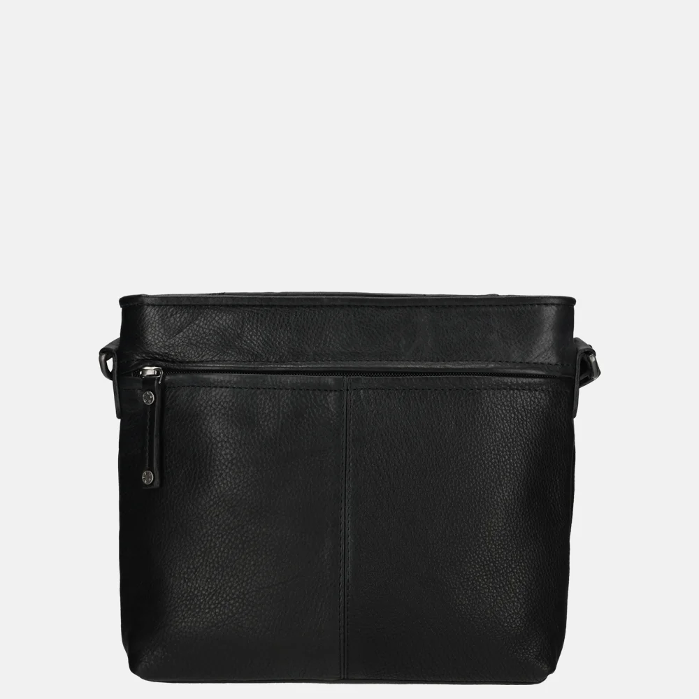 Berba Lucca schoudertas black bij Duifhuizen