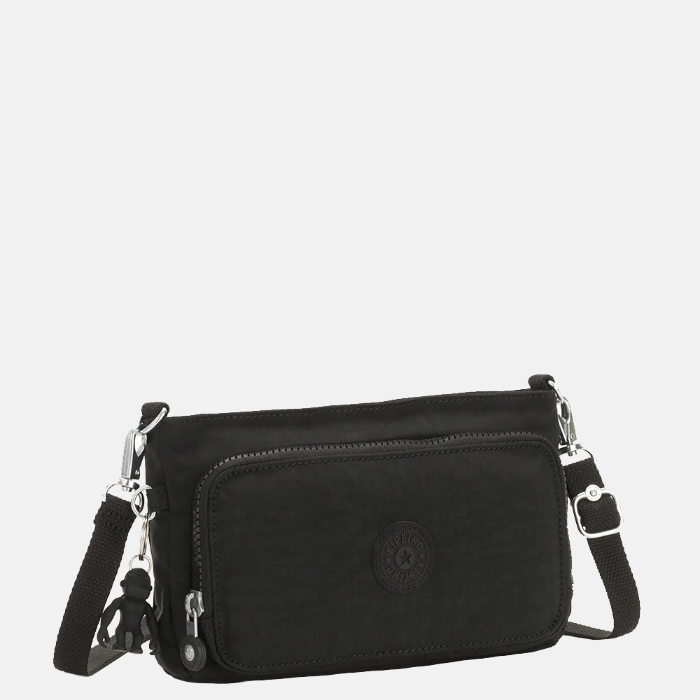 Kipling Myrte crossbody tas/schoudertas black noir bij Duifhuizen