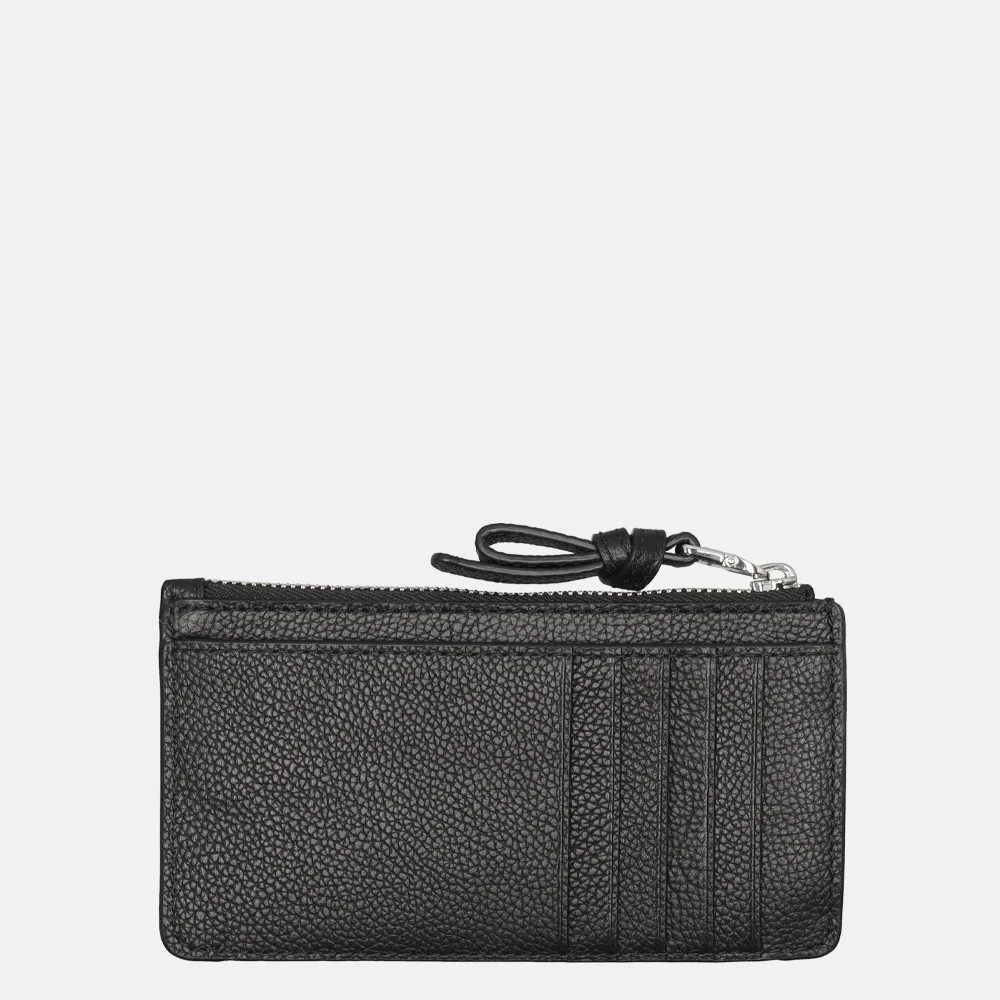 Kate Spade Loop pasjeshouder pebbled leather black bij Duifhuizen
