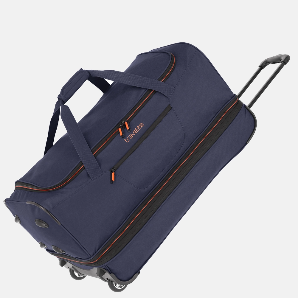 Travelite Basics reistas 70 cm navy/orange bij Duifhuizen