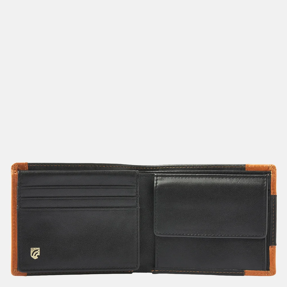 Castelijn en Beerens 80 year Jubileum billfold zwart/cognac bij Duifhuizen