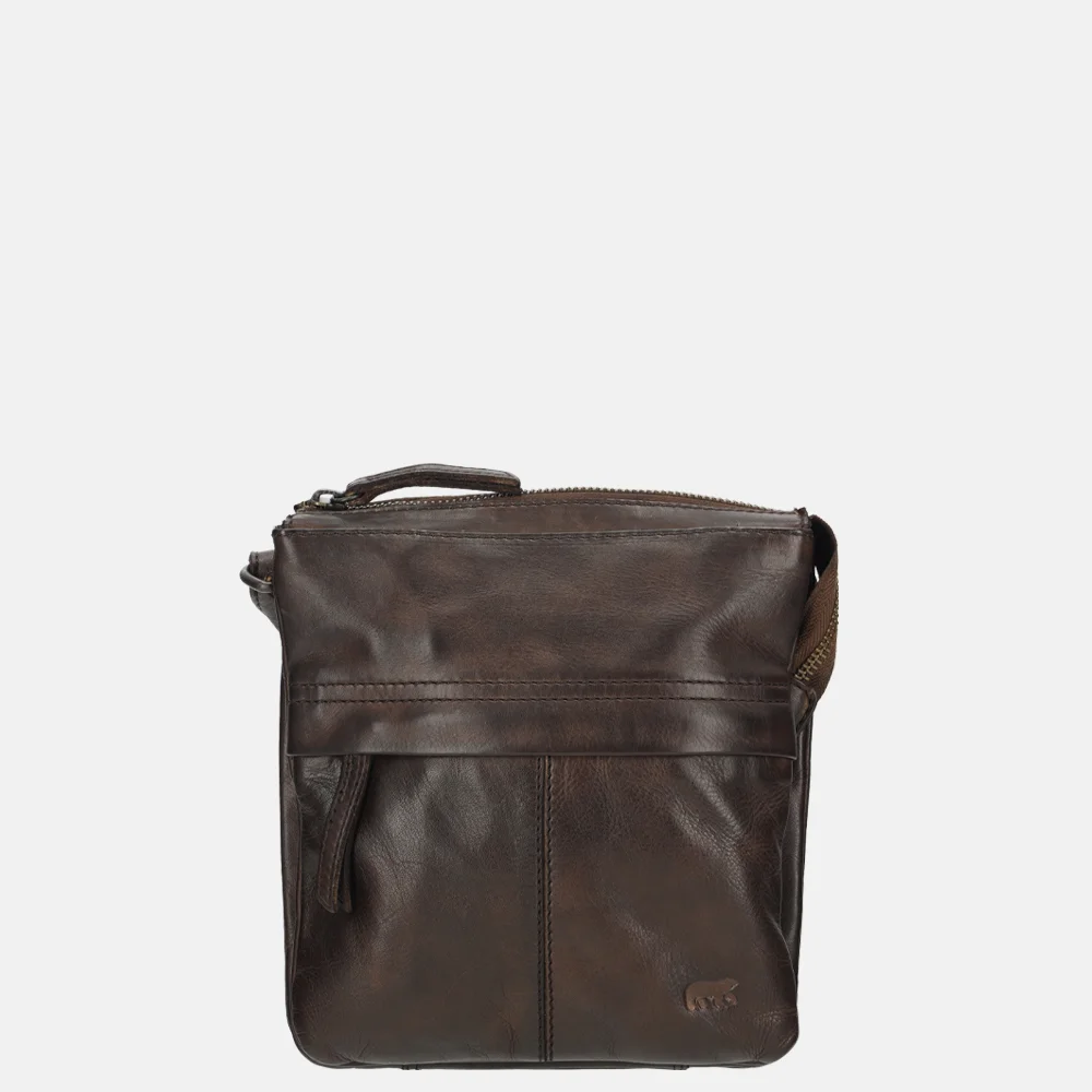 Bear Design crossbody tas brown bij Duifhuizen