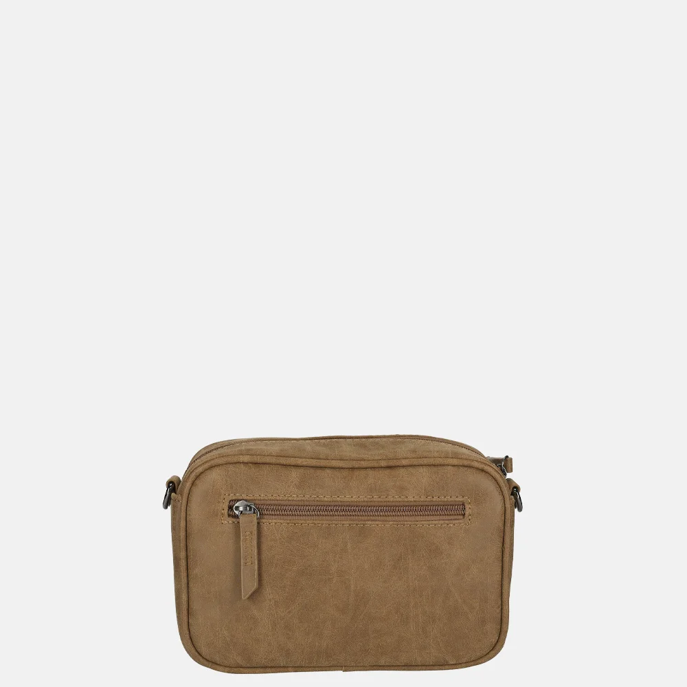 Enrico Benetti Indy crossbody tas camel bij Duifhuizen