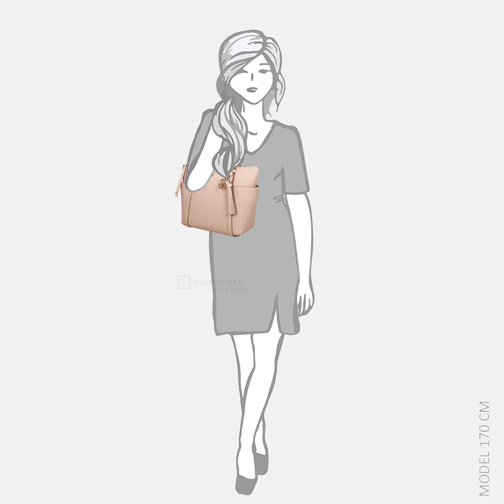 Michael Kors Sullivan shopper M soft pink bij Duifhuizen